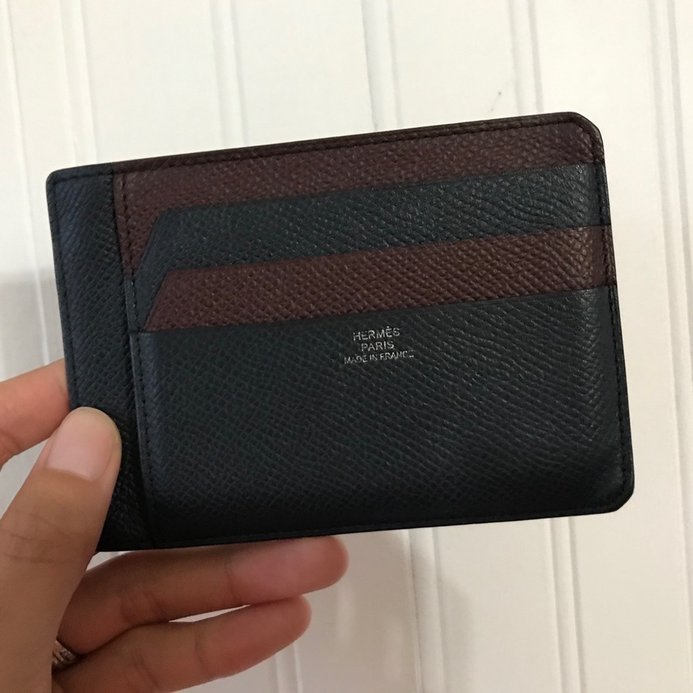 Authentic Hermes card case